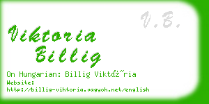 viktoria billig business card